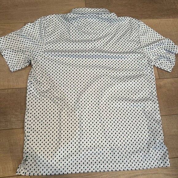 PRO TOUR COOL PLAY MENS GOLF SHIRT LARGE DRI FIT POLO ACORNS - Picture 5 of 7